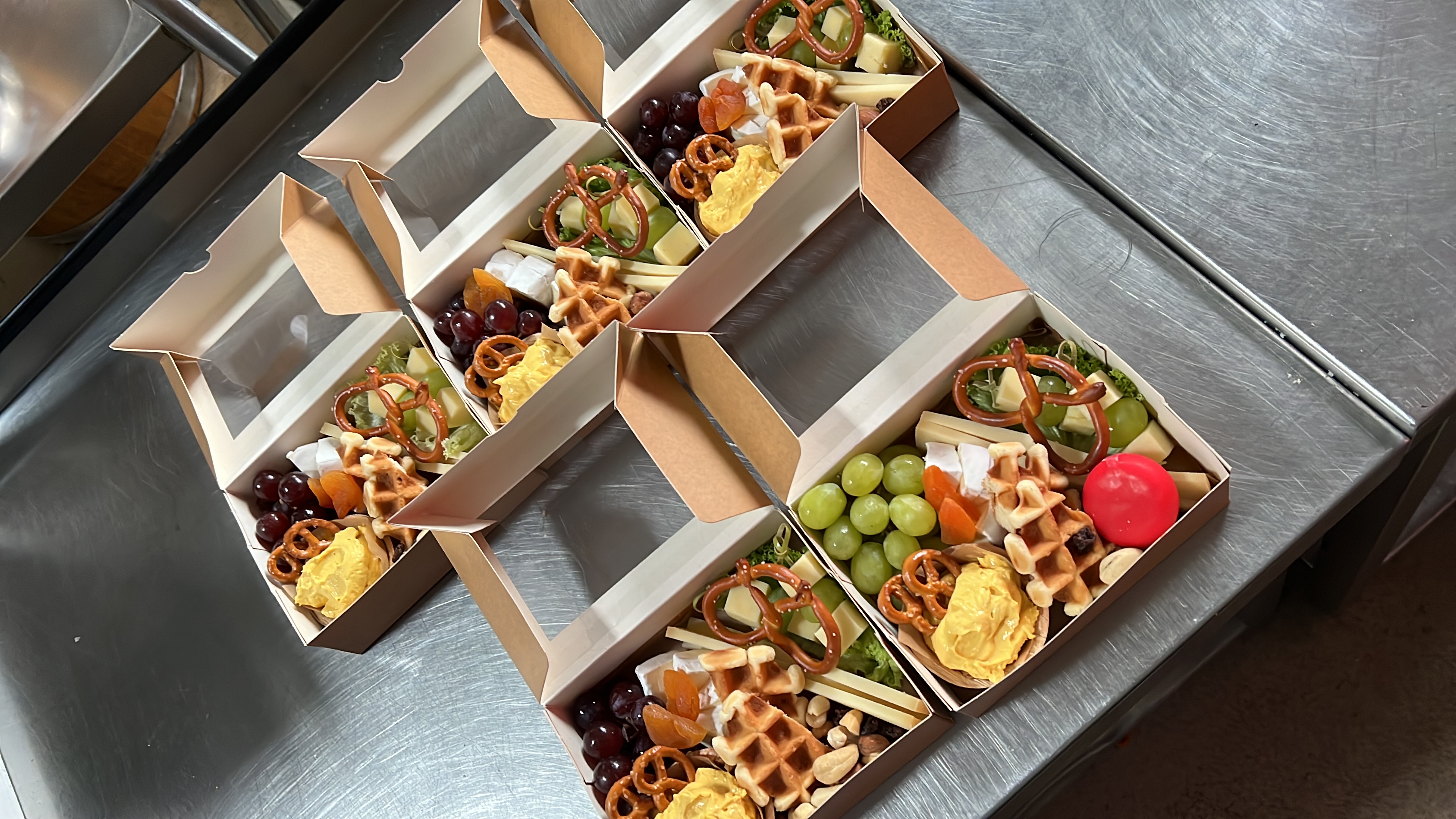 Arranged Food and Objects