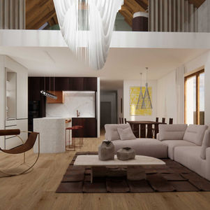 Návrh interiéru Chaletového domu