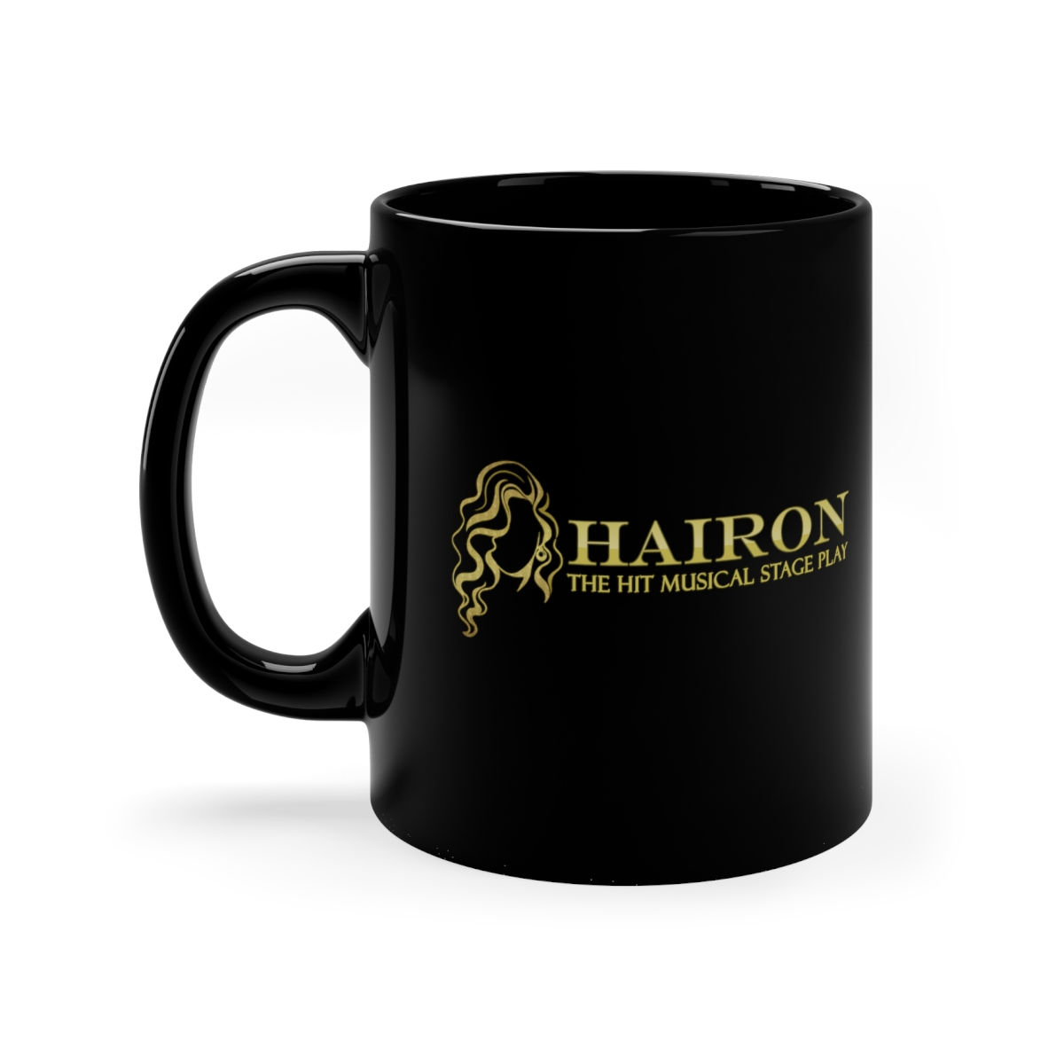 Hairon 11oz Black Mug