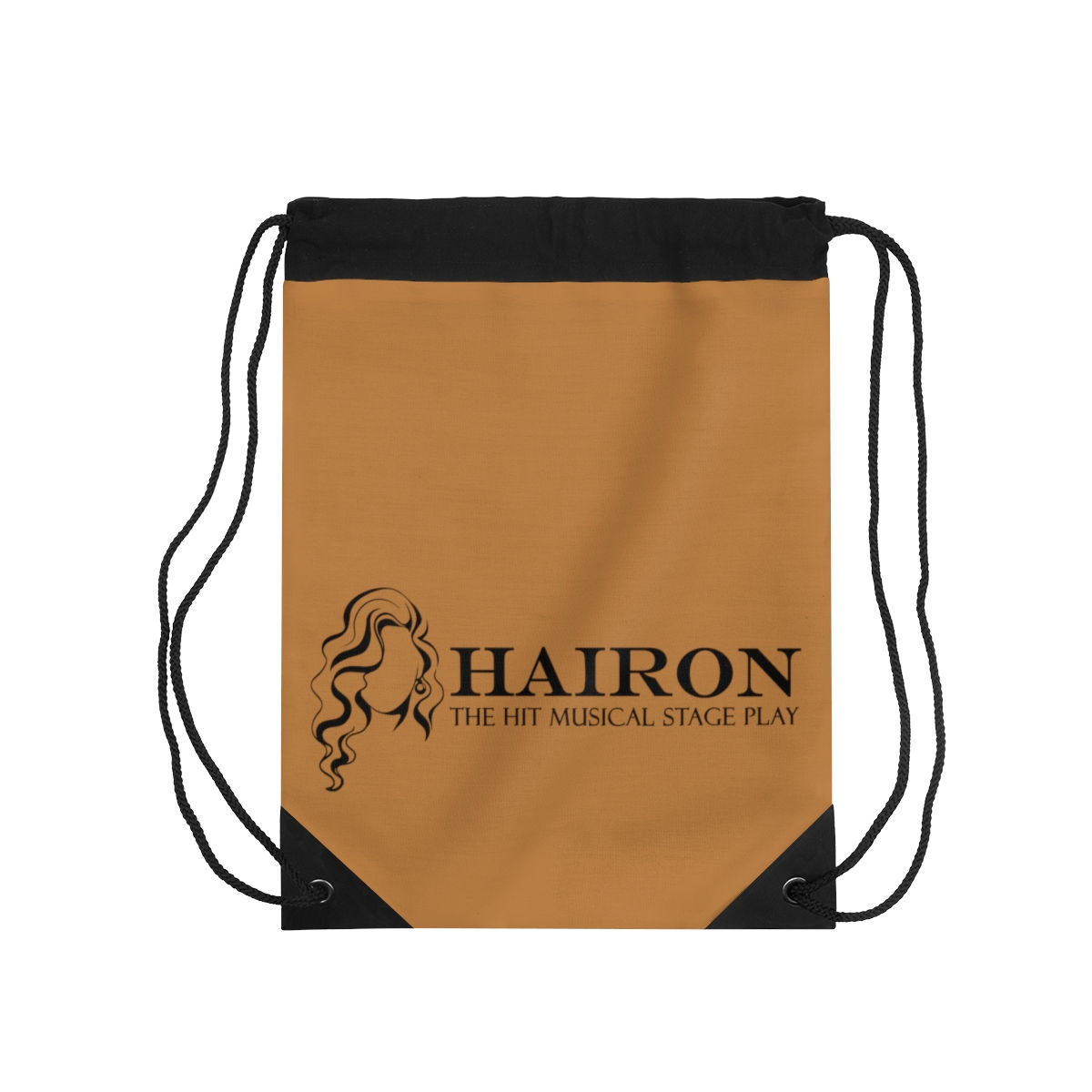 Hairon Drawstring Bag (Brown)