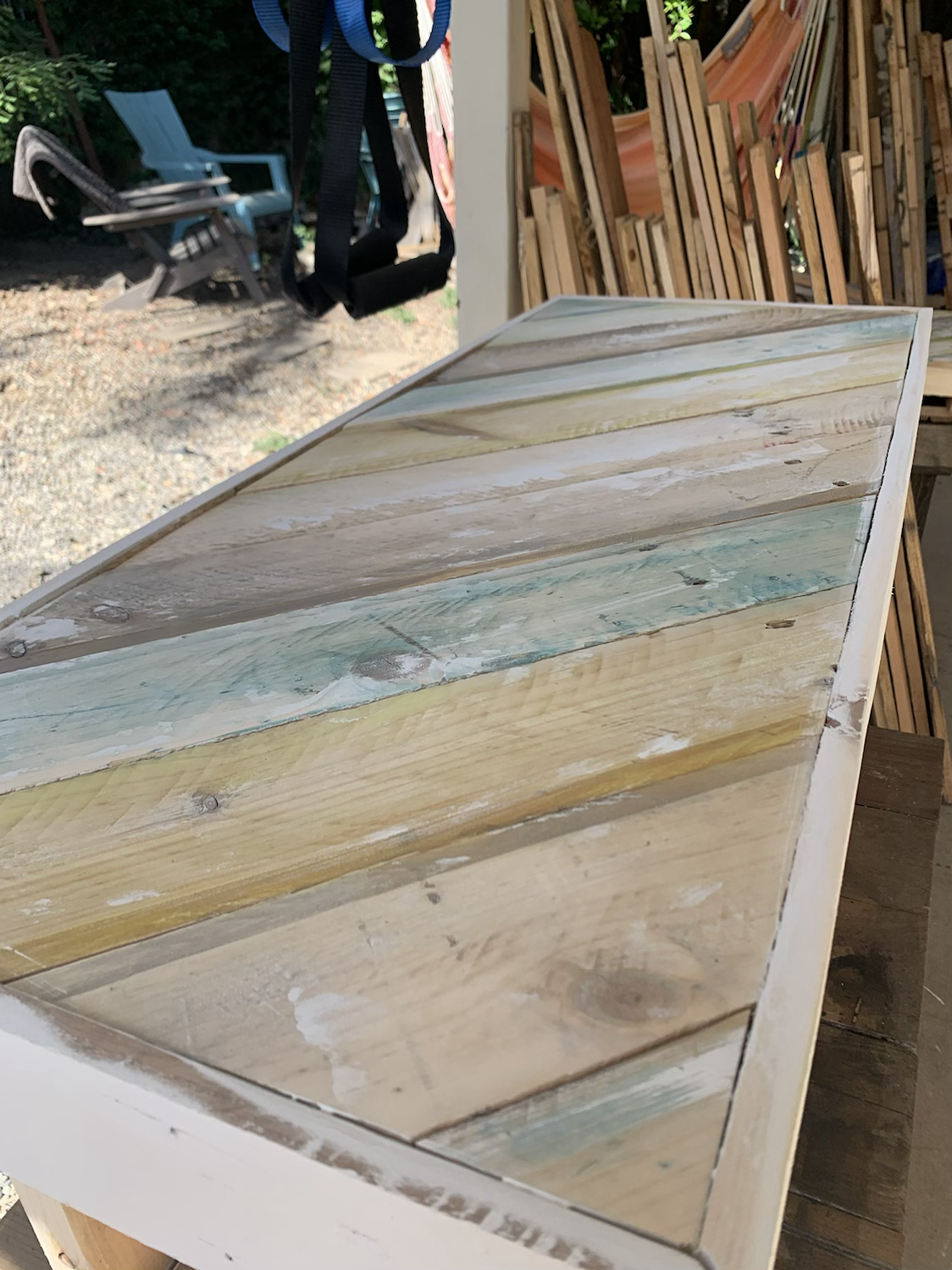 Beachy Bench- custom order 