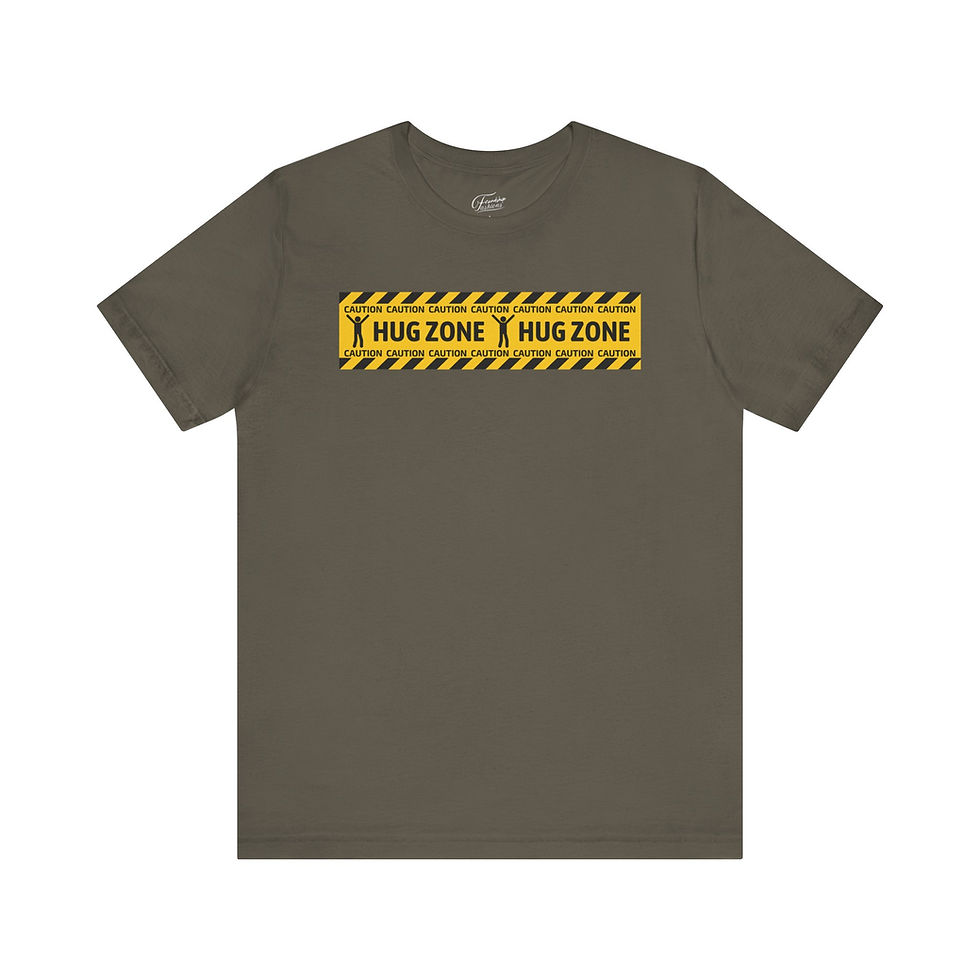 Thumbnail: Hug Zone Caution, Unisex T-Shirt