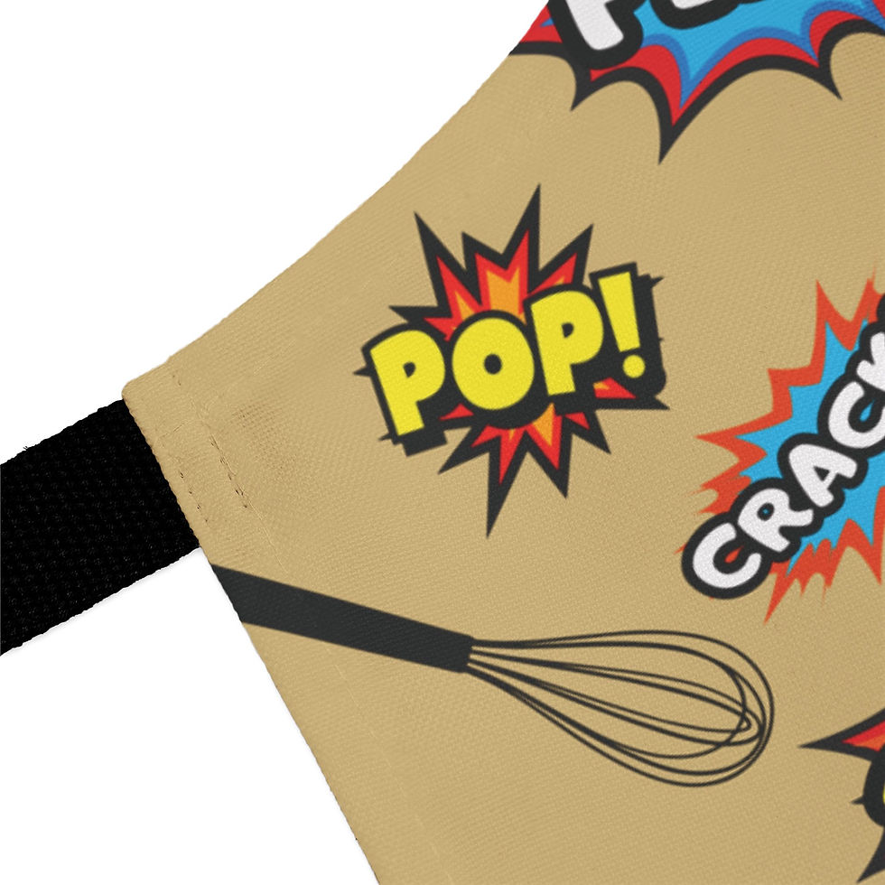 Thumbnail: Caramel Apron/Cape for Hero Chefs (Blue or Black Straps)