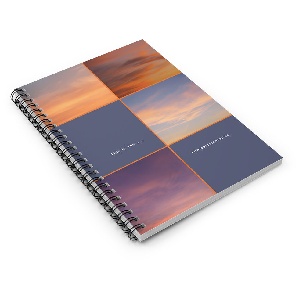 Thumbnail: Spiral Notebook - Ruled Line 'This is how I compartmentalize'