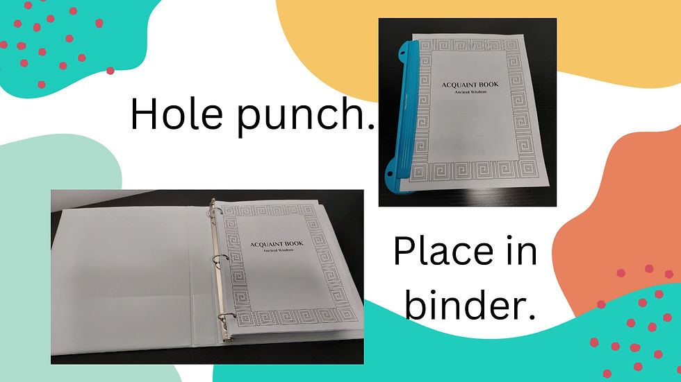 Thumbnail: Acquaint Book Cornered to Acquaint