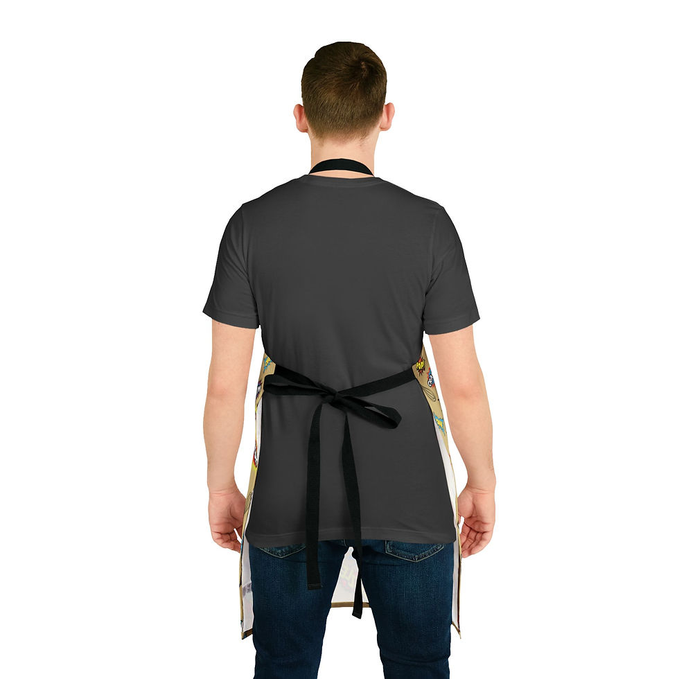 Thumbnail: Caramel Apron/Cape for Hero Chefs (Blue or Black Straps)