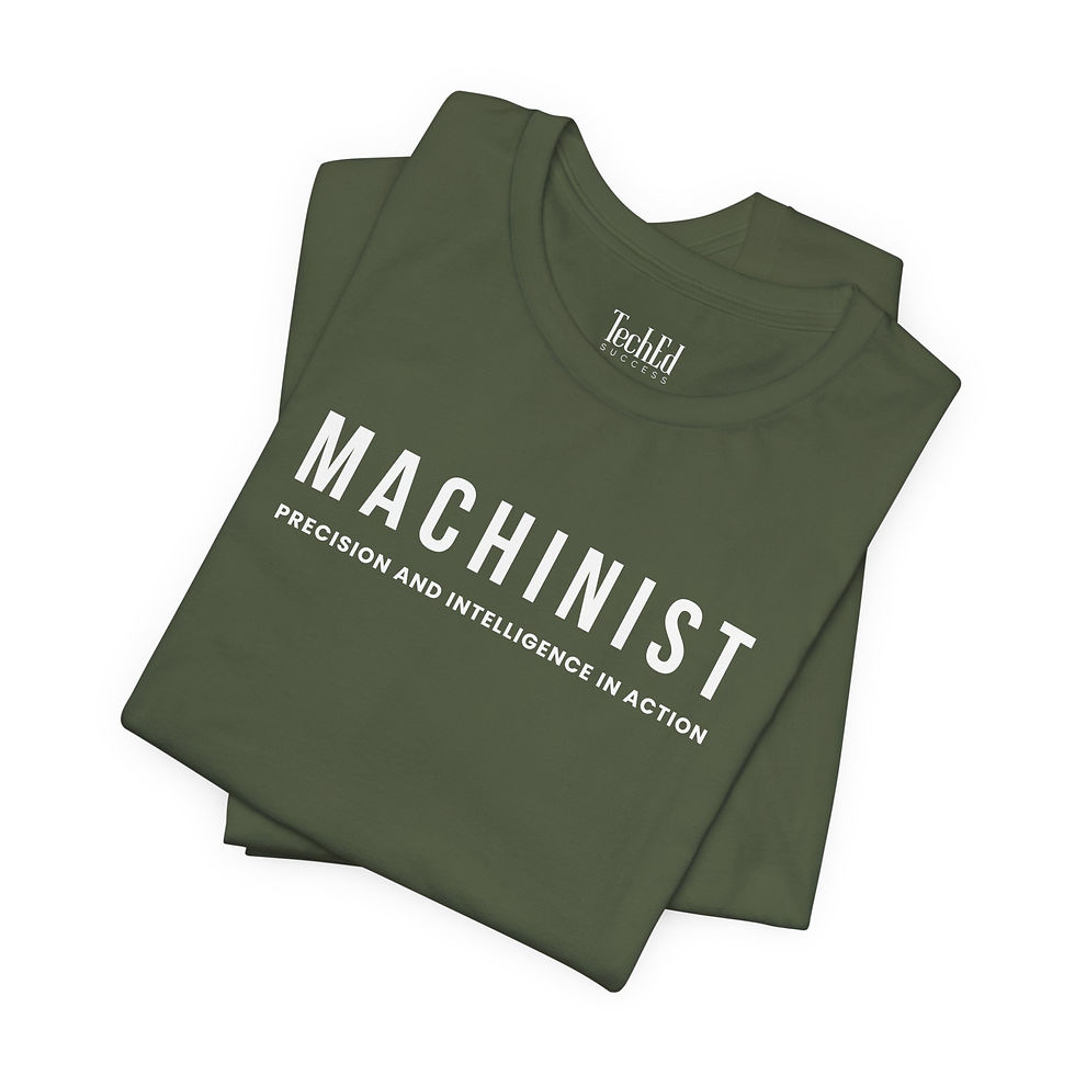 Thumbnail: Machinist - Precision and Intelligence in Action - T-Shirt