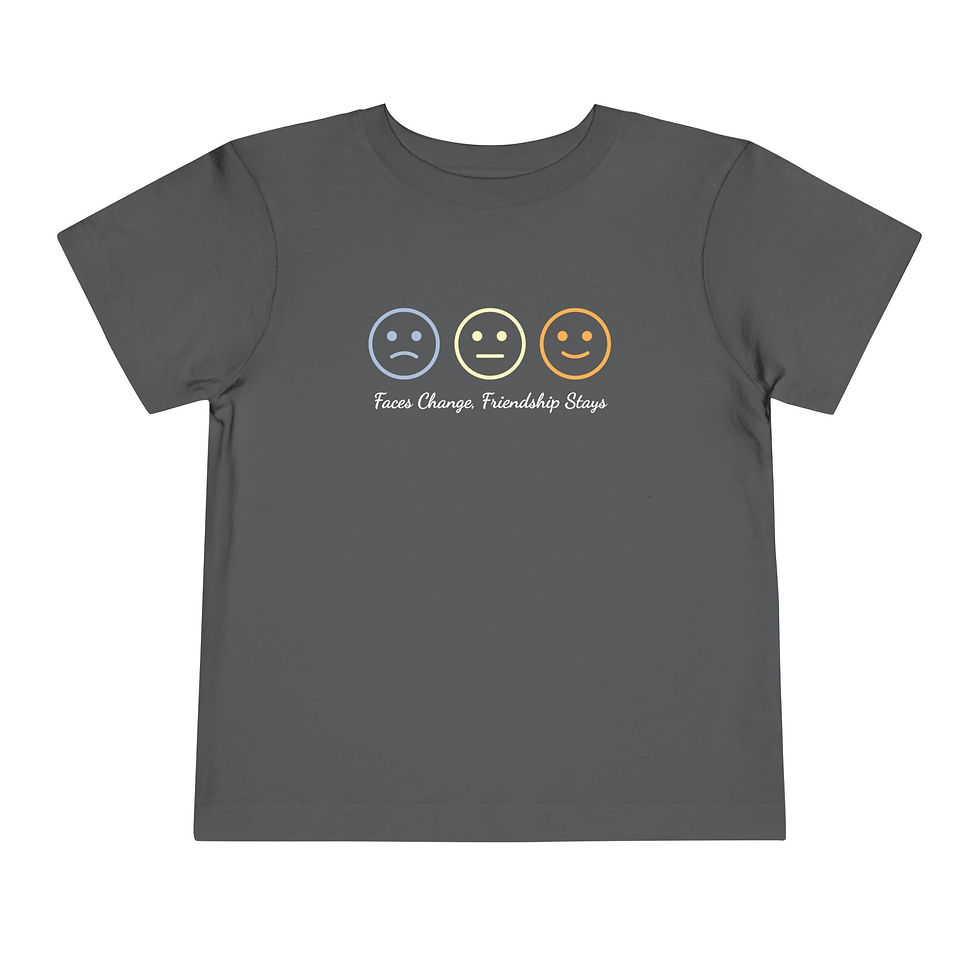 Thumbnail: Faces Change, Friendship Stays - Toddler Tee 