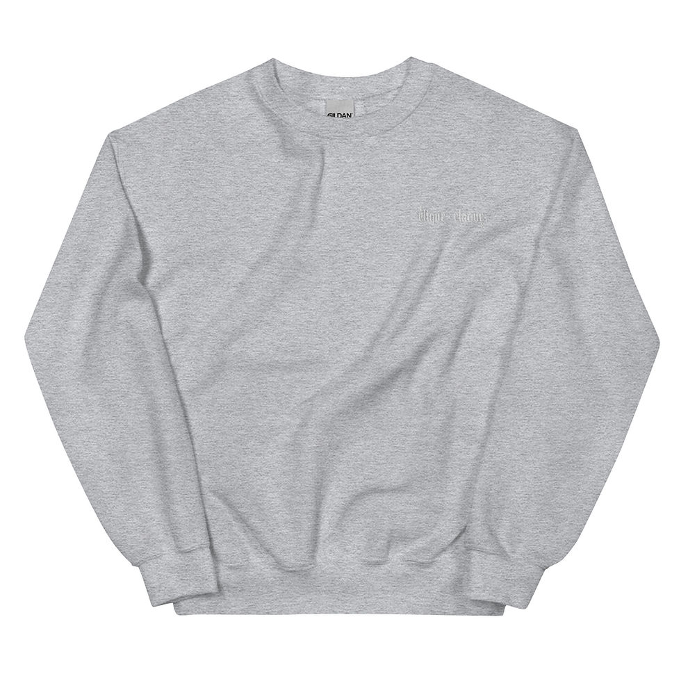 Thumbnail: CC Embroidered Crew- White Thread