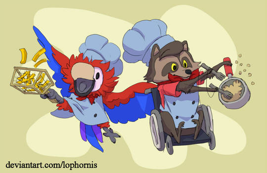 Fanart de lophornis. Reprodução: DevianArt
