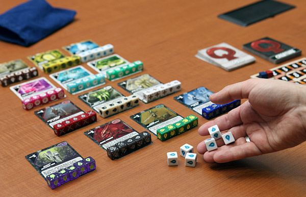 foto do jogo de tabuleiro Quarriors!