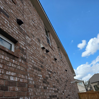 Exterior of a Home Being Inspected