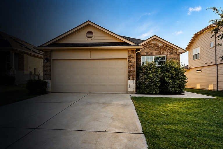 Image of  home during a buyers inspection in central texas
