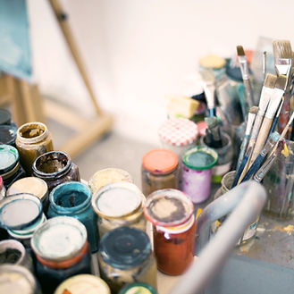 Art Supplies Desk