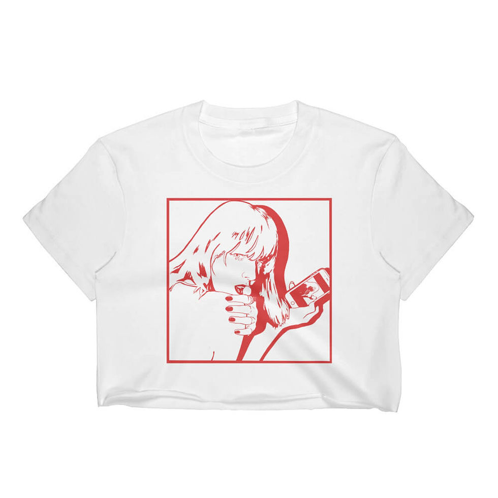 Thumbnail: Caught Staring Crop Top