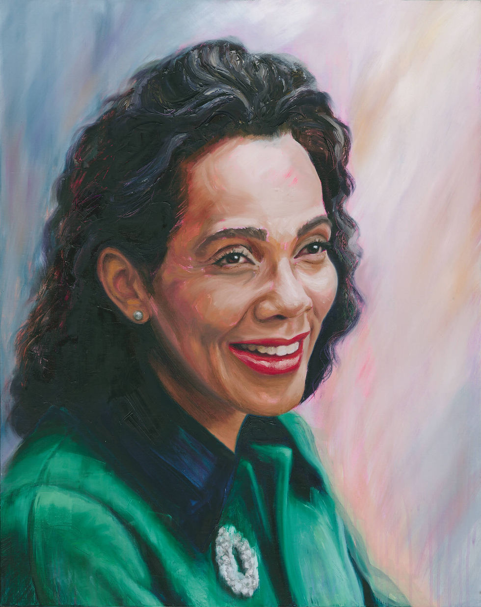 Thumbnail: Coretta Scott King, original painting