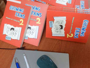 Book Aid Asia Receives 500 Copies of Growing Pains: Memoirs of a Witty Boy 2