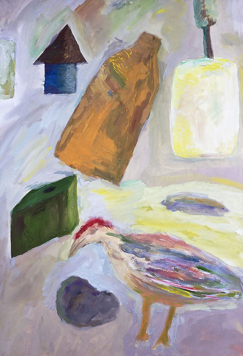 Duck Chaos in Home Abstract
