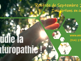Etudie la Naturopathie ! Inscriptions en cours...