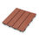 Thumbnail: ELASTIC DIY Teak Interlocking Tiles - 300mm*300mm - 1 Tile Set