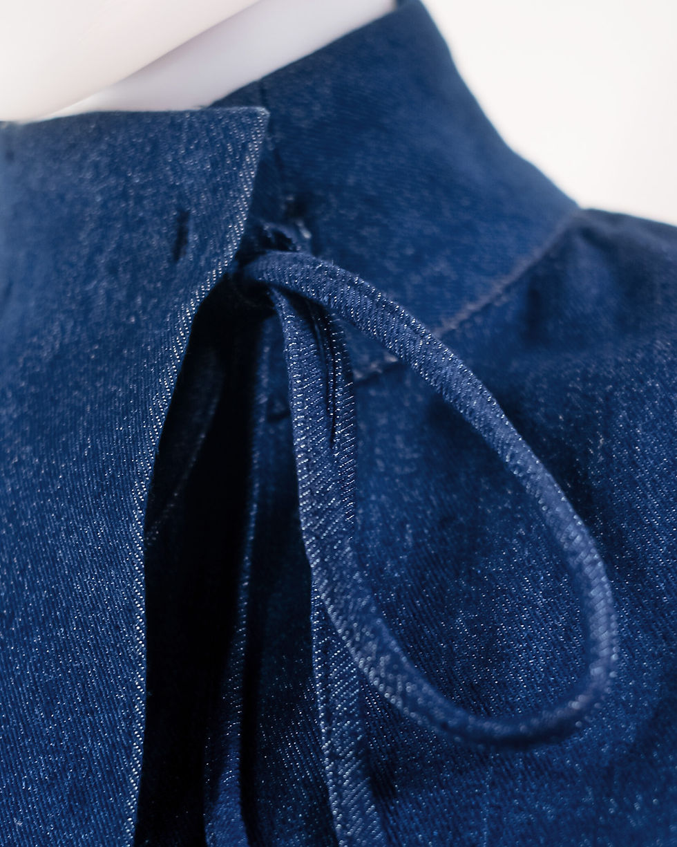 Thumbnail: ARCADIA DRAWSTRING DENIM OUTER
