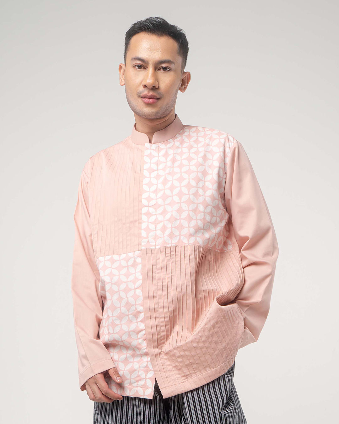 Dario Batik Shirt Rose Gold