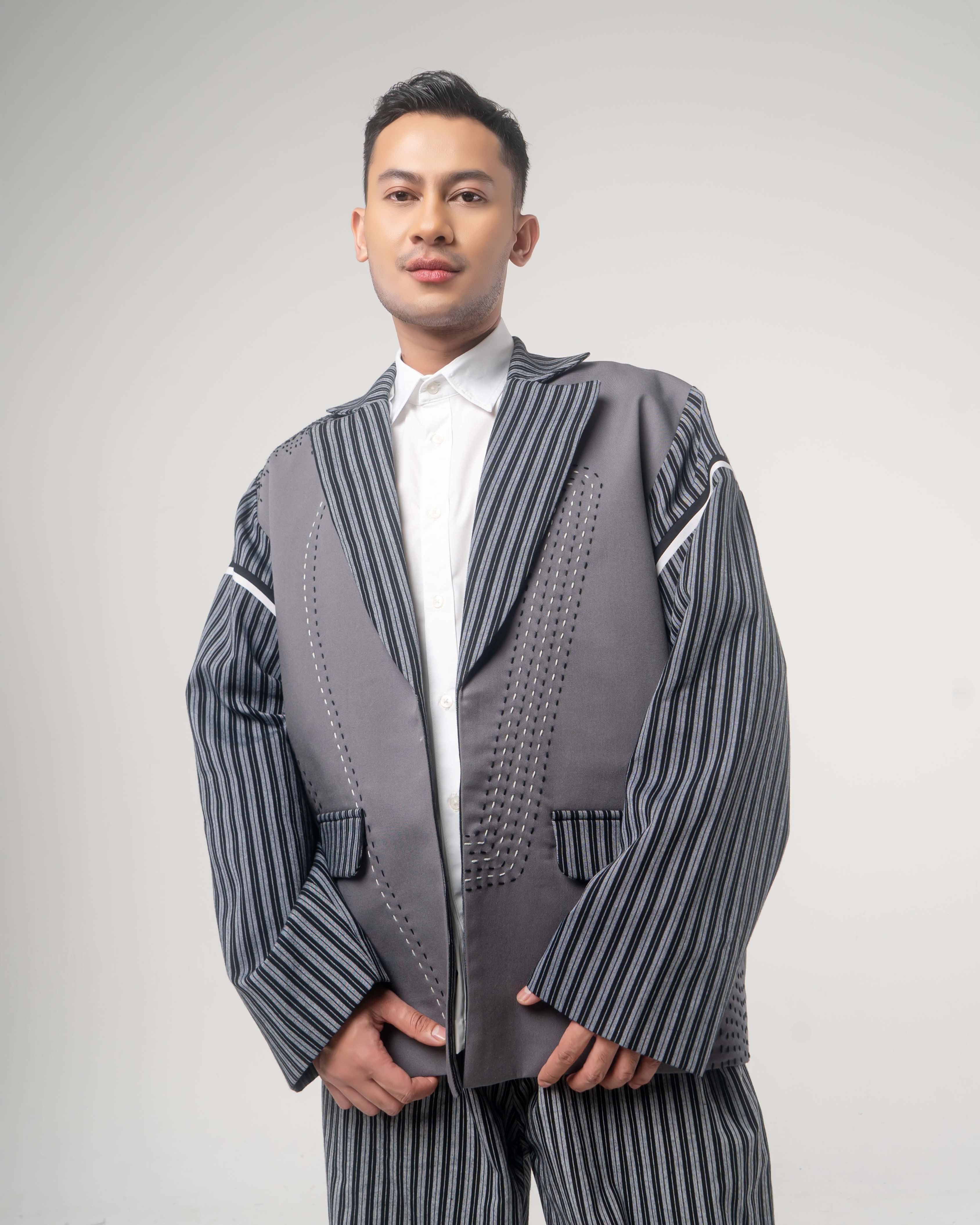 Skies Lurik Blazer Grey