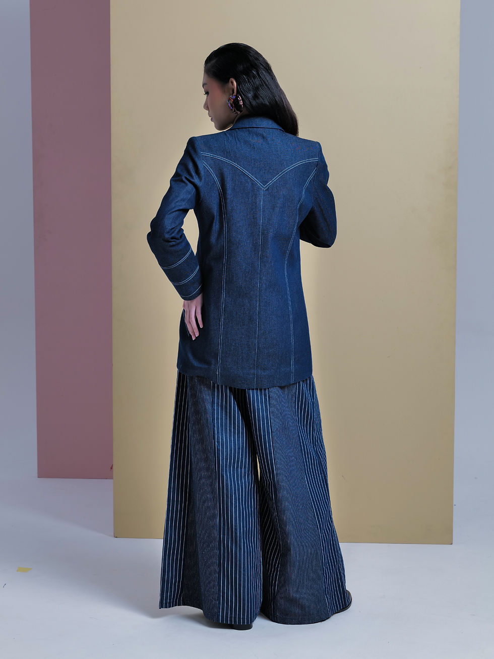 Thumbnail: Midnight Line Denim Blazer