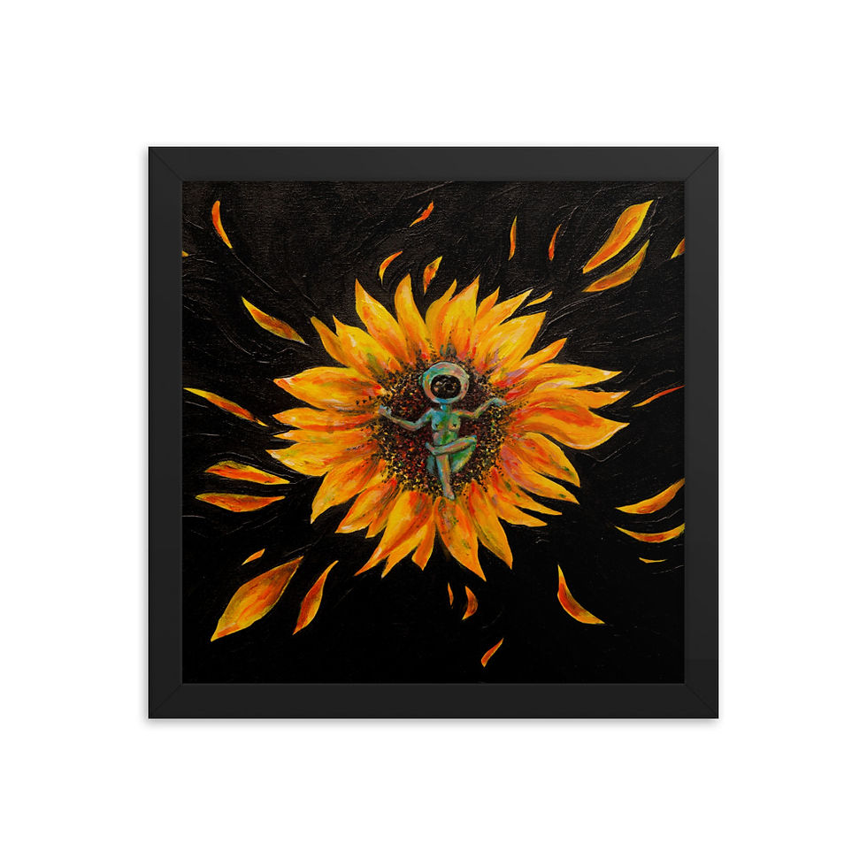 Thumbnail: Sunflower Planet limited edition print
