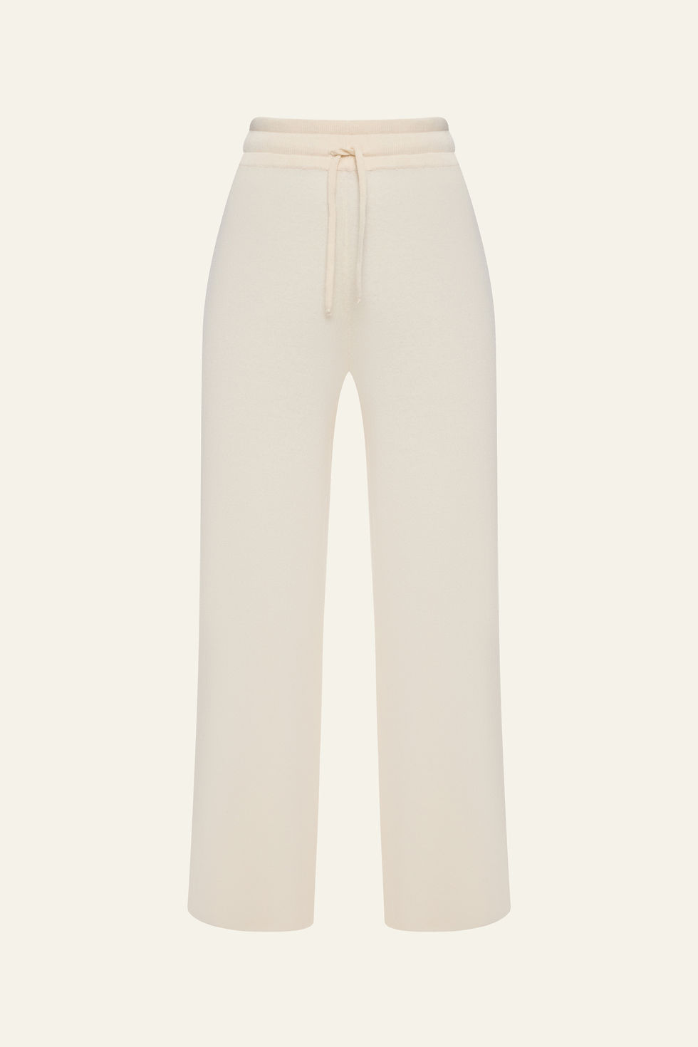 Широкі штани зі 100% кашеміру колір Latte