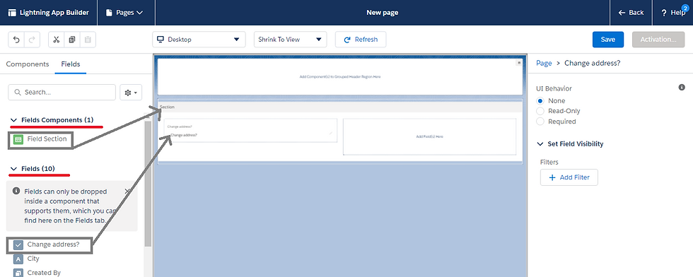 Salesforce Dynamic Forms settings | Sparkybit Blog