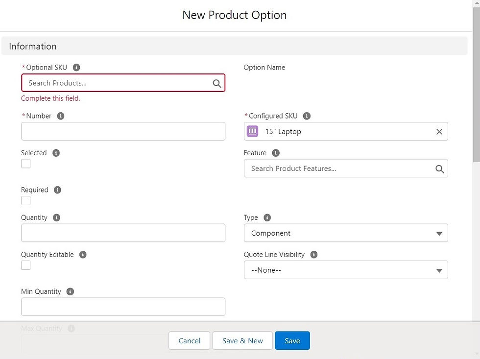 Salesforce CPQ Product Bundle | Sparkybit Blog