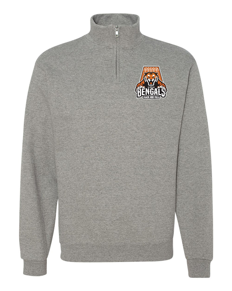 Thumbnail: Track Quarter Zip Sweatshirt Embroidered
