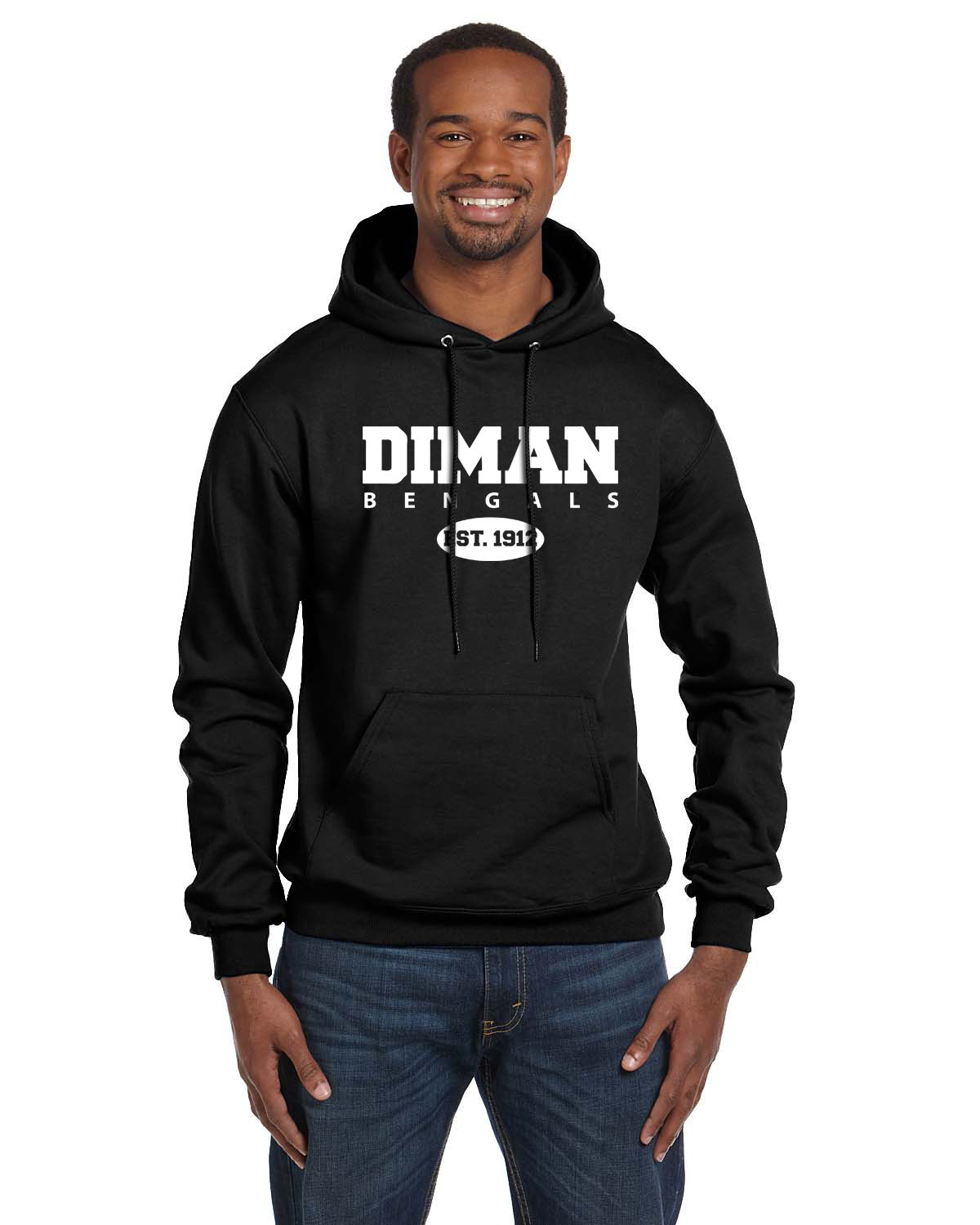 Champion Sweatshirt with Est. 1912 in White