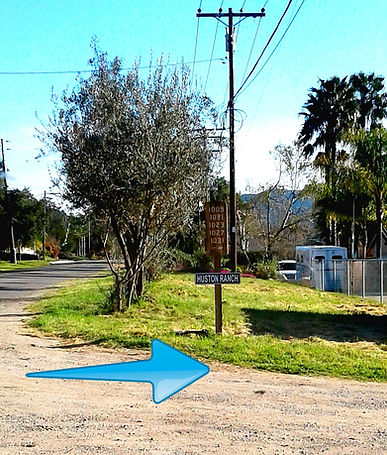 Huston Ranch Rd is the corecct access to Hounds To Horses