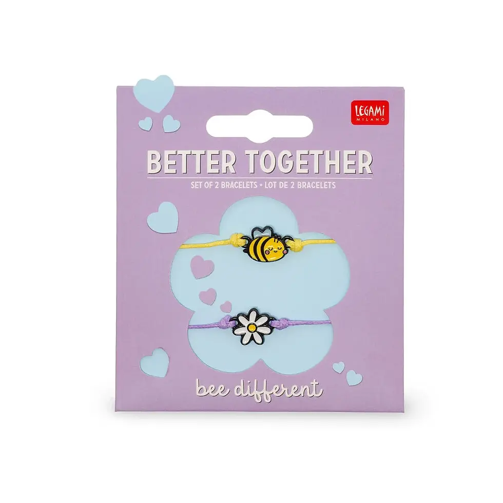 Set aus 2 Armbändern - Bee - Set of 2 Bracelets von Legami, BRA0004