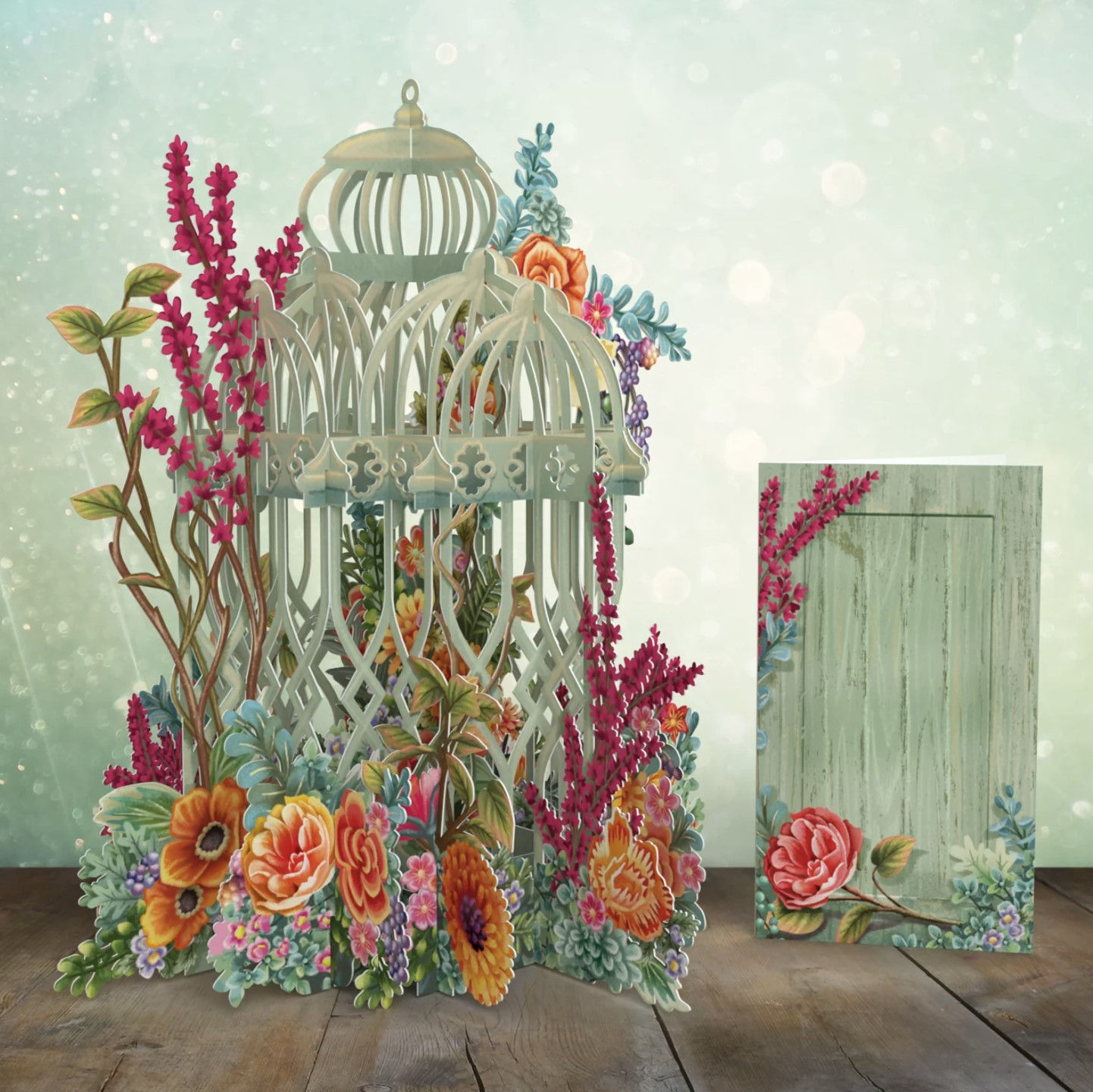 3D Karte "The Green Cage" von Me&McQ 3D032