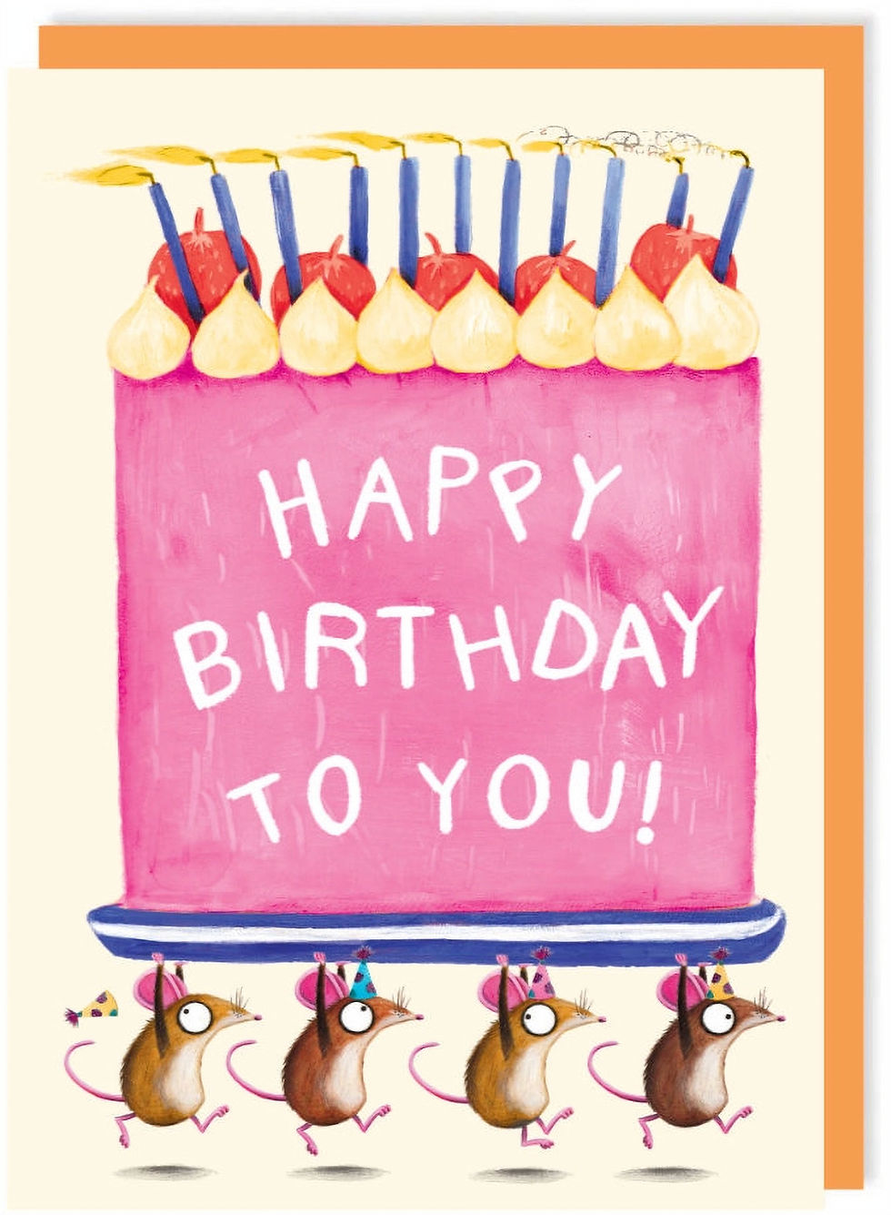 Karte "Happy Birthday to you!" von Charley Rabbit, CR300, Mäuse