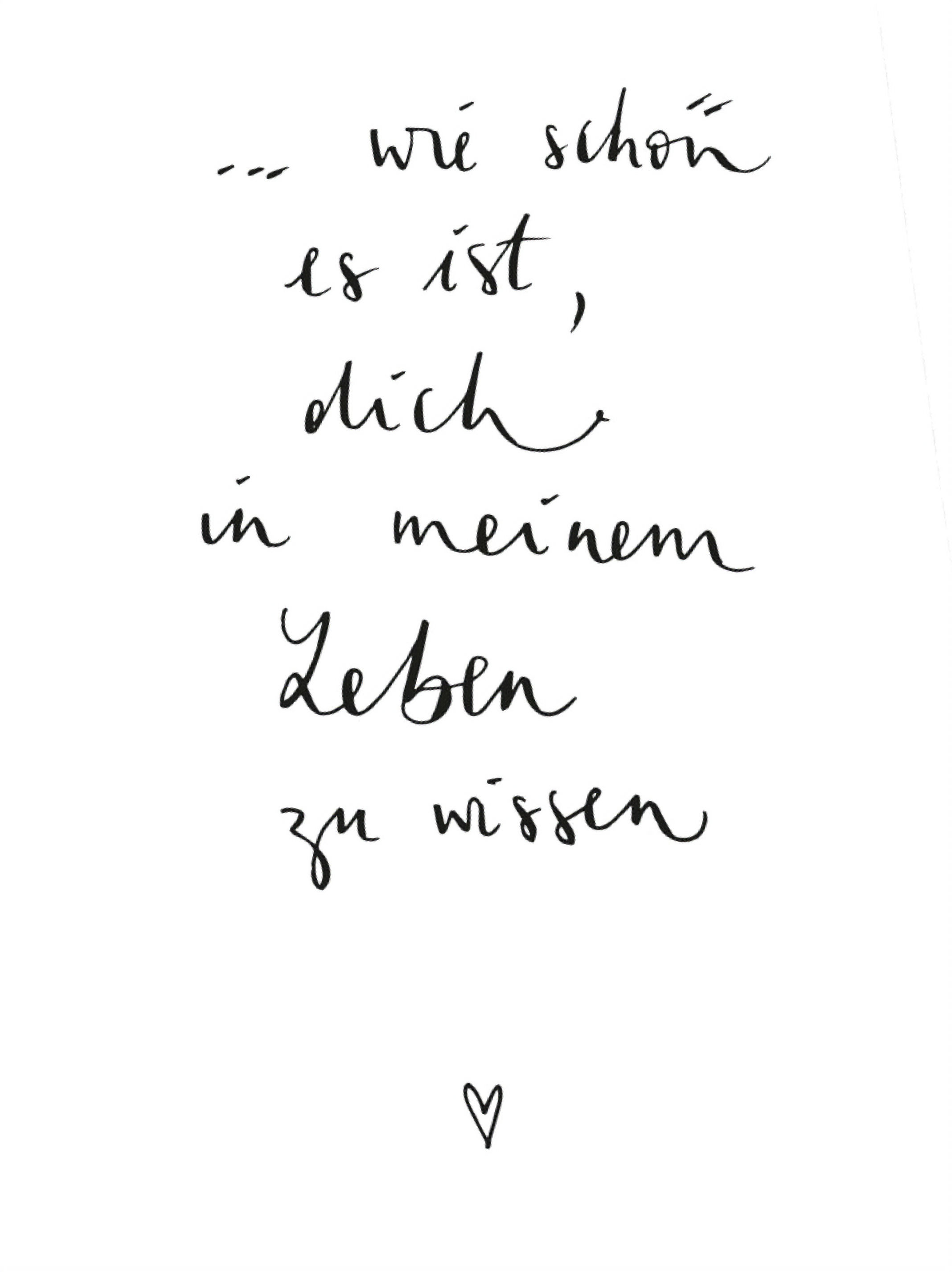 Postkarte "...wie schön es ist, dich in meinem Leben zu wissen", AAP031