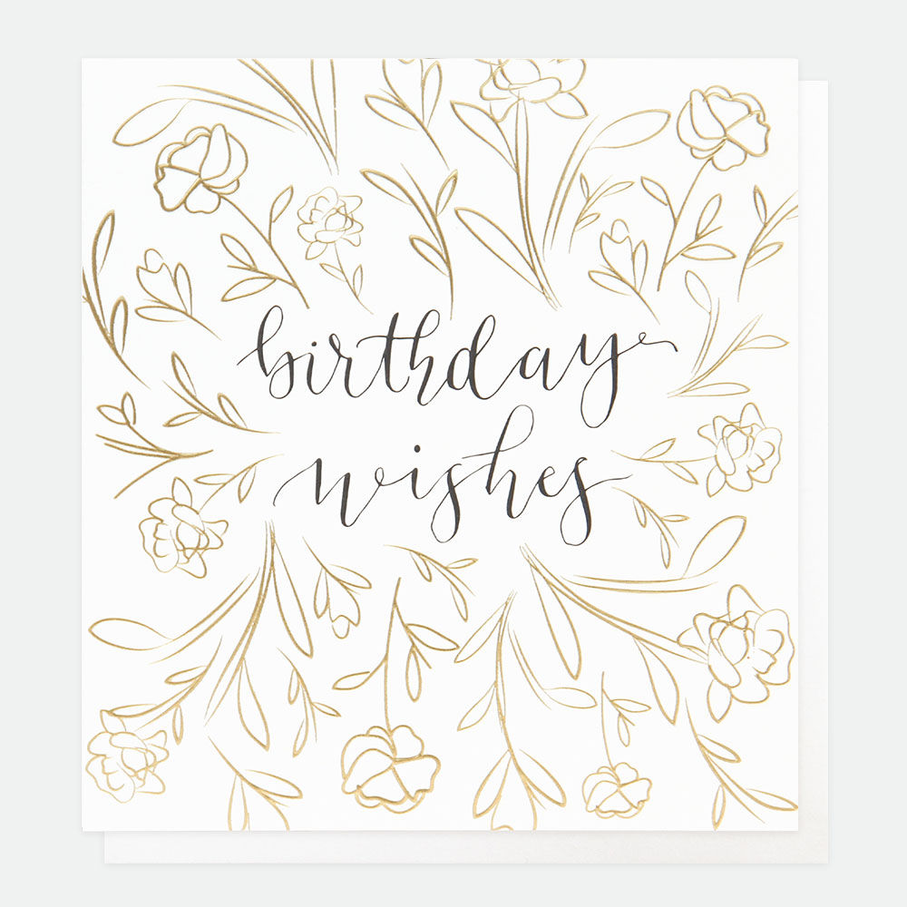 Karte "Birthday Wishes" von Caroline Gardner, REF012