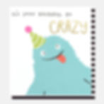 Karte "It's your birthday, go crazy" von Caroline Gardner, LMO009