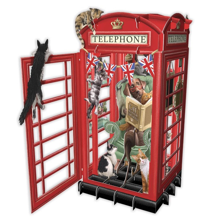 3D Karte "Telefonzelle" (London) von Me&McQ, Dog & Bone, 3D044