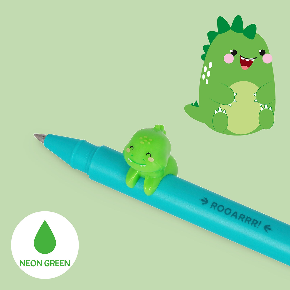 Legami Gelstift mit Tierdeko - Lovely Friends - "Dino", Legami Stifte, CPP0007