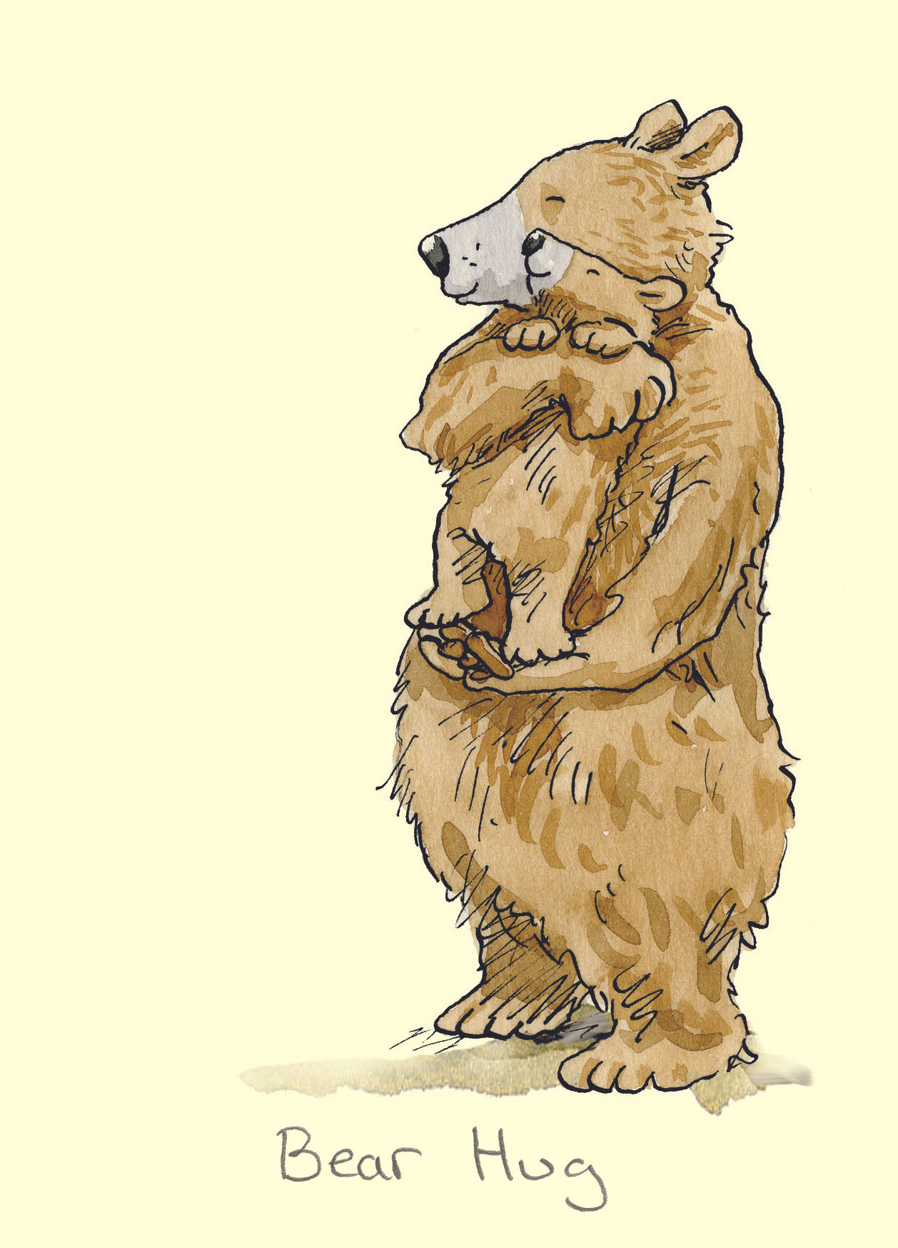Karte "Bear Hug" von Two Bad Mice, M289