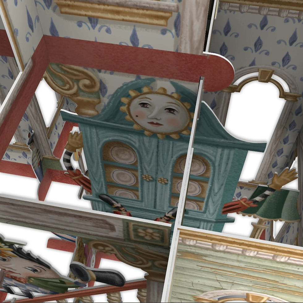 Miniaturbild: 3D Karte "Puppenhaus" von Me&McQ 3D033