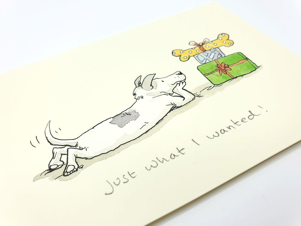 Karte "Just what I wanted!" von Two Bad Mice, XM128