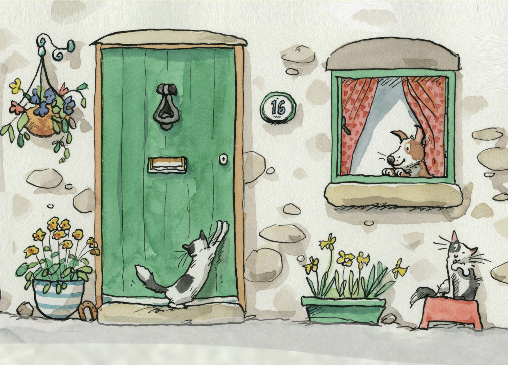 Karte "Neighbours" von Two Bad Mice, M298