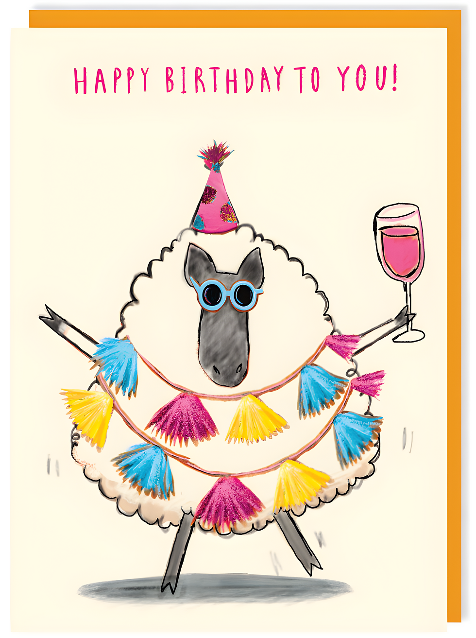 Geburtstagskarte "Happy Birthday to you!" (Schaf) von Charley Rabbit, CR325