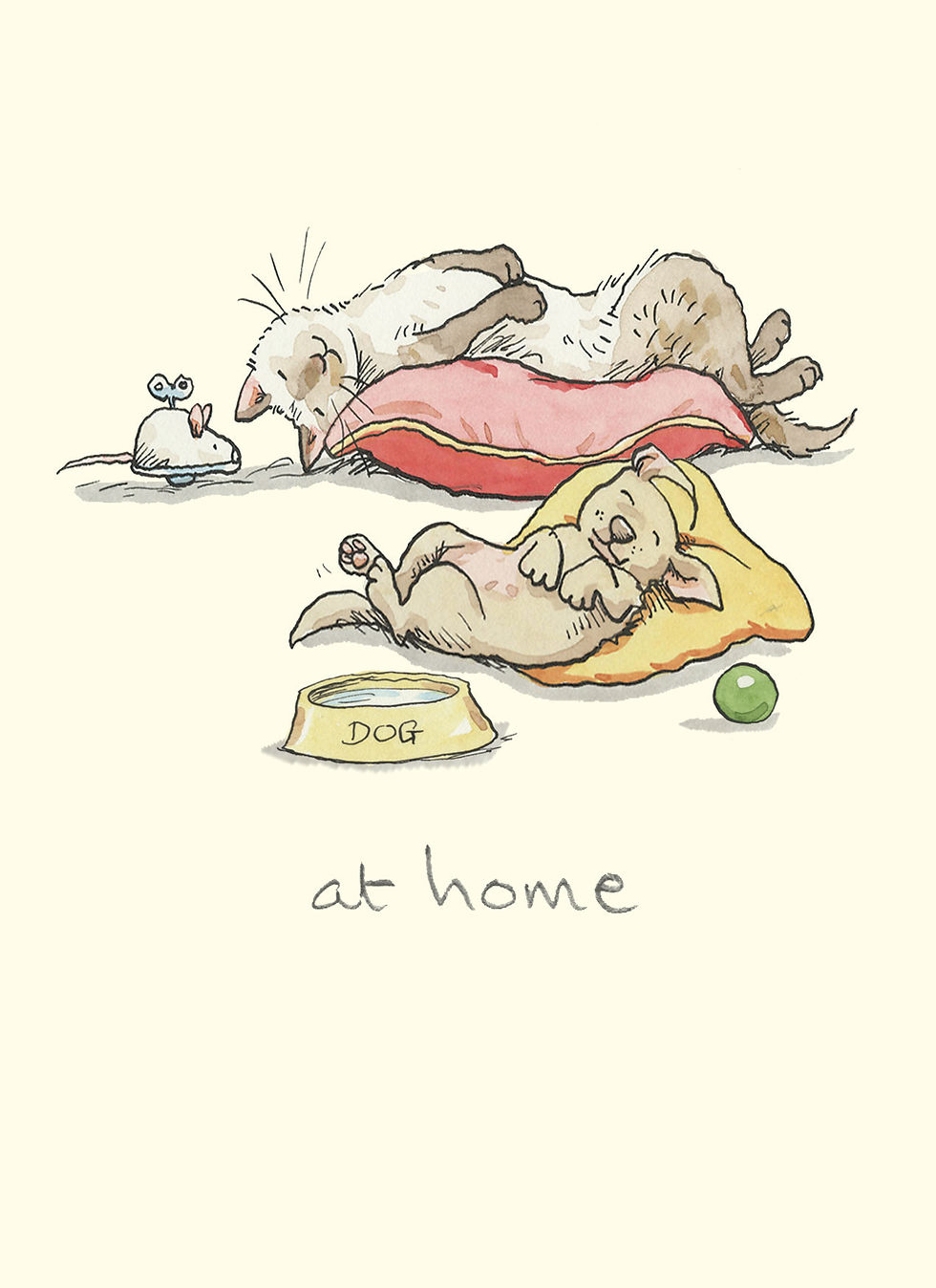 Karte "At home" von Two Bad Mice, M375, England