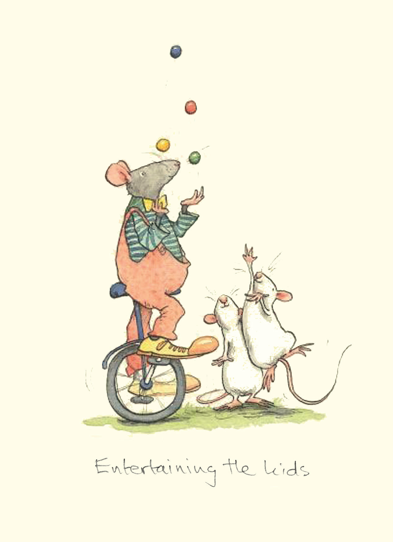 Karte "Entertaining the kids" von Two Bad Mice, England, Anita Jeram